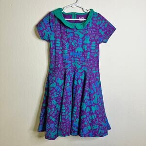 Svaha Size 7-8 STEM Robot Dress Organic Cotton